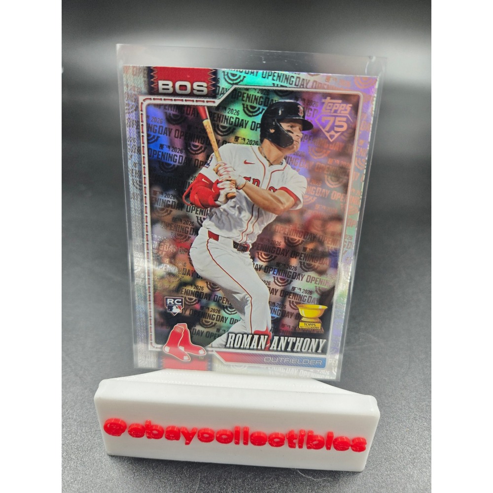 2026 Topps Roman Anthony Rookie Card #189 Boston Red Sox Opening Day Foil RC